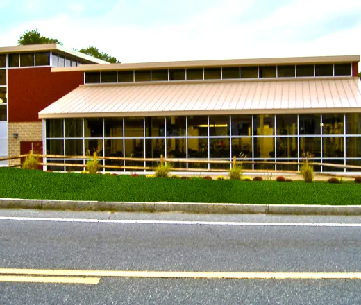 Middleboro Branch exterior of building from street view