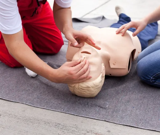 First aid training